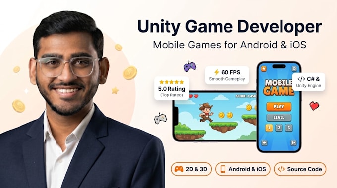 do unity mobile game development for android, ios and webgl