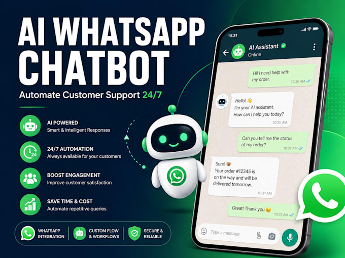 build a whatsapp ai chatbot for customer support