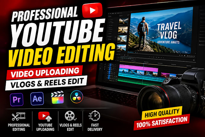 edit shorts and reels, travel vlogs and youtube videos
