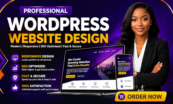 design a modern wordpress website