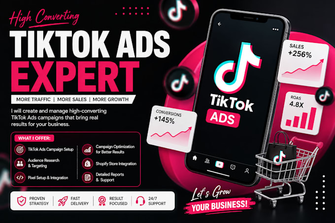 create tiktok ads for shopify dropshiping store