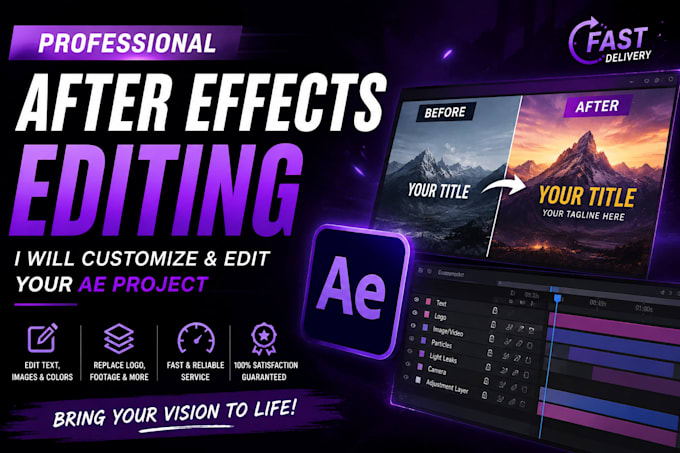 customize your adobe after effects template
