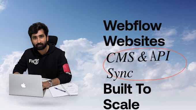 build webflow website with cms api integration for business