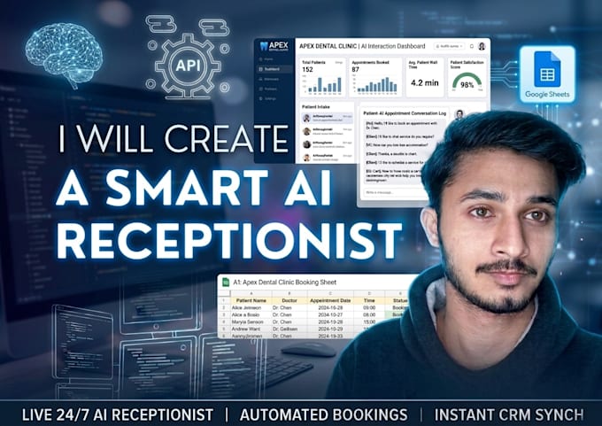 build an ai medical receptionist and appointment booking bot