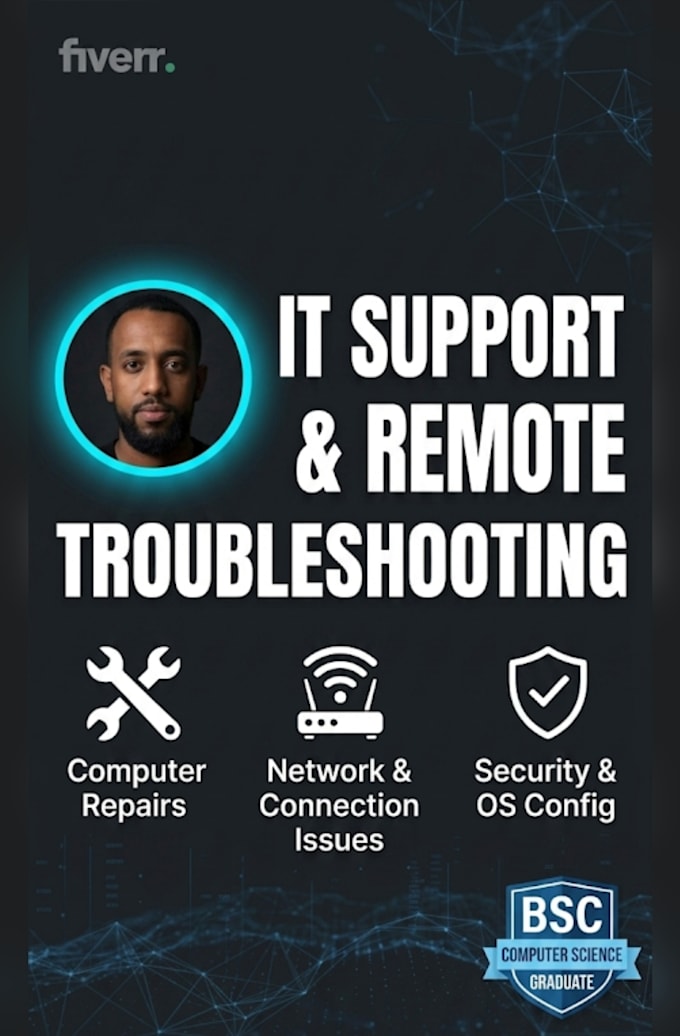 provide professional IT support, computer troubleshooting, and network