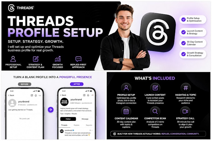 set up and optimize your threads business profile for growth