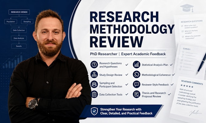 review your research methodology and provide expert academic feedback