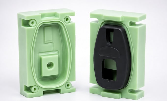 design 3d mold, silicone mold and plastic injection mold for maunfacturing