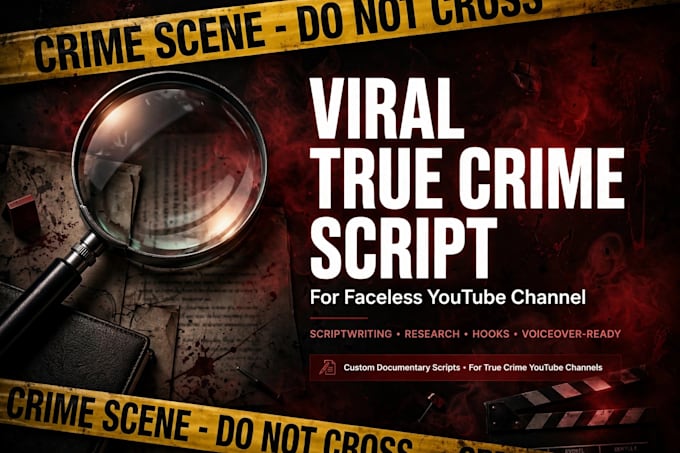 write true crime doc script