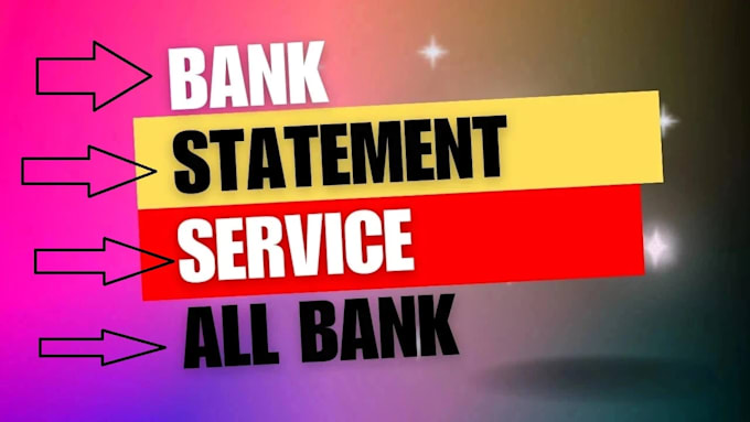 convert bank statement into financial statement