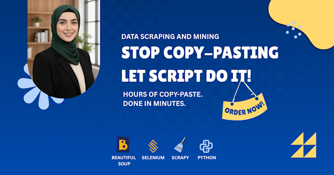 scrape and extract web data using python