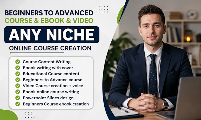 create complete online course content, forex trading video course, ebook course