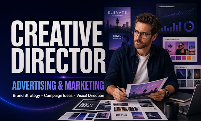 be your creative director, advertising with marketing