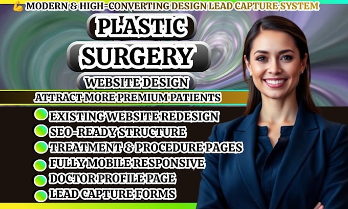design a professional plastic surgery website with wordpress