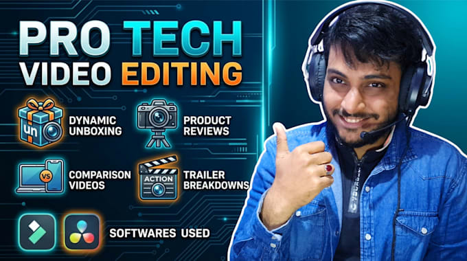 edit high retention tech videos for youtube