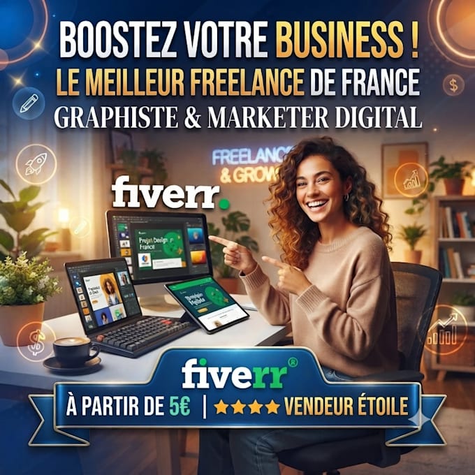 graphiste creatif logo  traduction