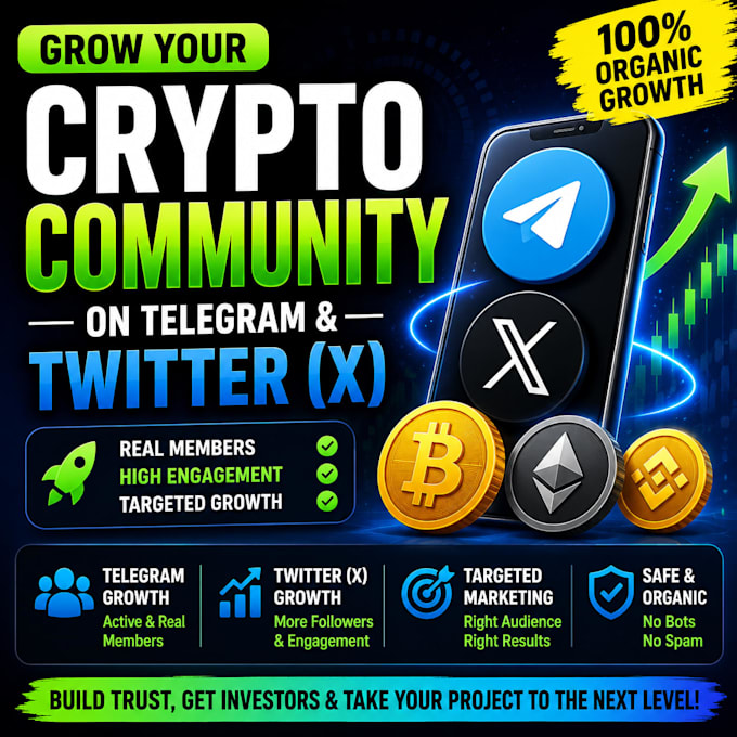 grow crypto telegram promotion, crypto telegram marketing, telegram subscribers