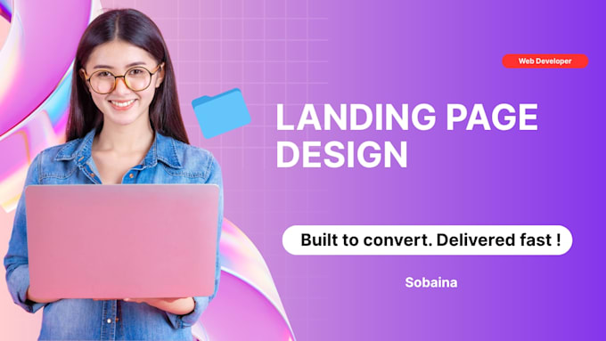 design a landing page in figma