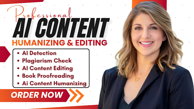 humanize ai content, rewrite ai content, proofreading, and plagiarism check