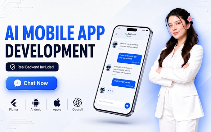 do ai mobile app development in flutter for android and ios with openai
