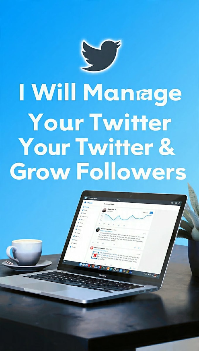 manage your twitter account and grow real followers