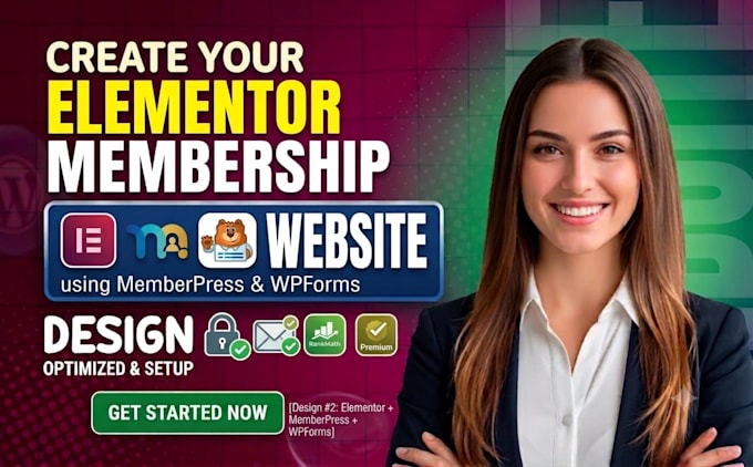 create elementor paywall membership website using memberpress and wpforms