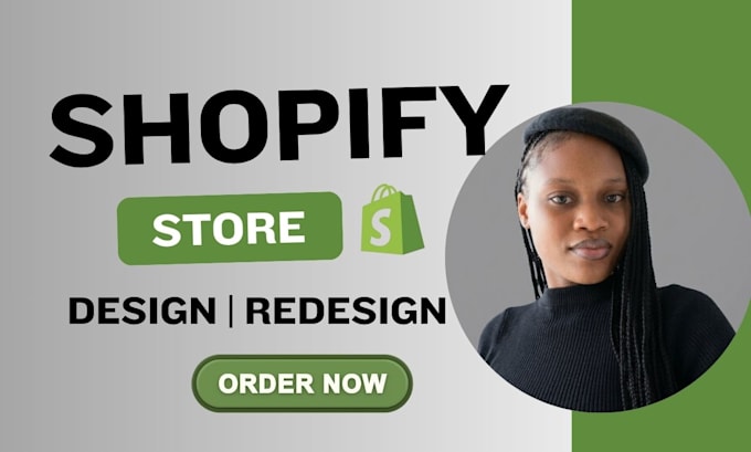 shopify website design, create shopify store, or shopify dropshipping store