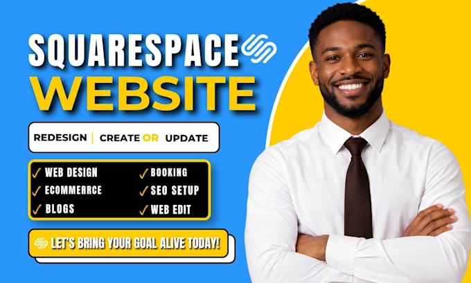 redesign squarespace website edit squarespace create update squarespace website