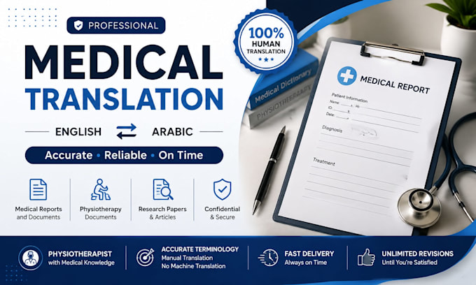 provide physiotherapy consultation and medical translation