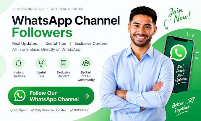 organically grow and promote your whatsapp channel followers