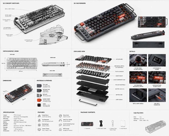 develop your product concept with industrial design and cad