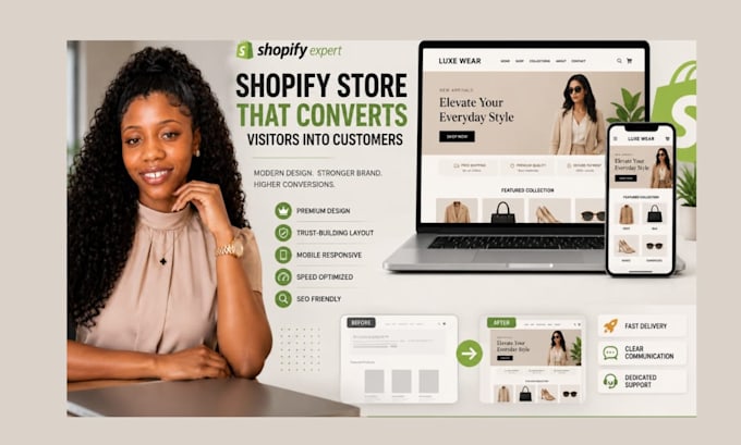 design, redesign your shopify store