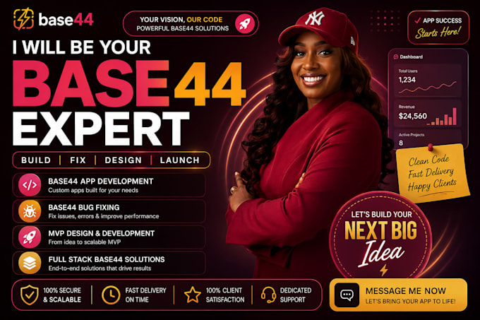 base44 expert base44 bug fixing base44 app development base44 app deployment