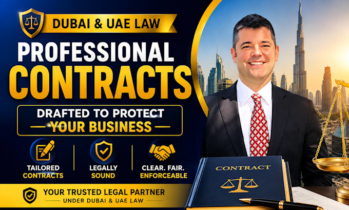 draft professional contracts and agreements under dubai law and uae law
