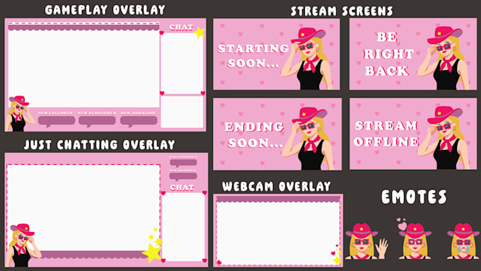 design custom twitch stream overlays