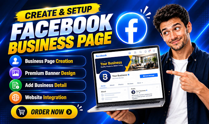 create and setup your facebook business page fb page