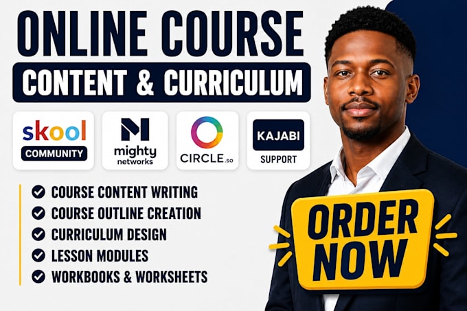create online course content curriculum workbook and skool course creation