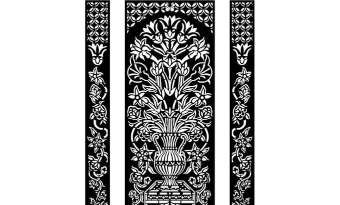 3d bas relief , 3d wall art , decorative panel stl for cnc