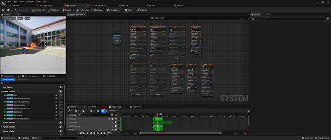 create mind blowing unreal engine game vfx, shader, niagara system
