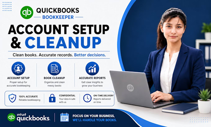 do quickbooks bookkeeper for account setup and cleanup