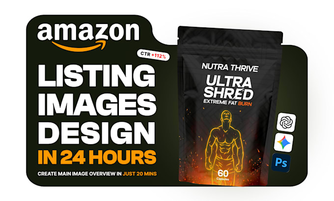 design amazon listing images and a plus content