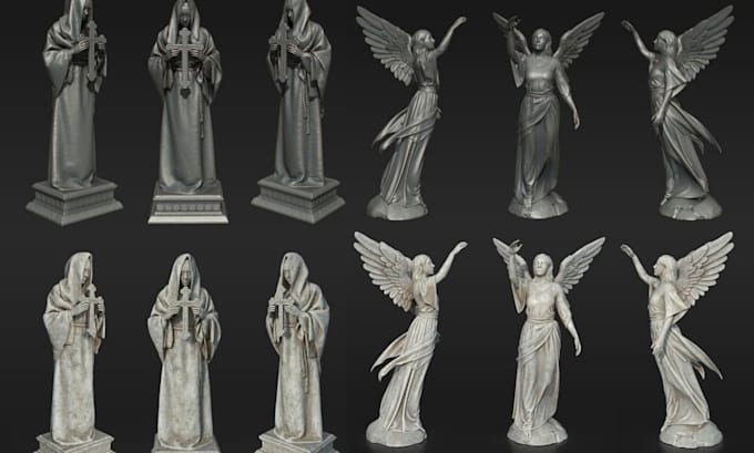 sculpt detailed 3d miniature for 3d printing