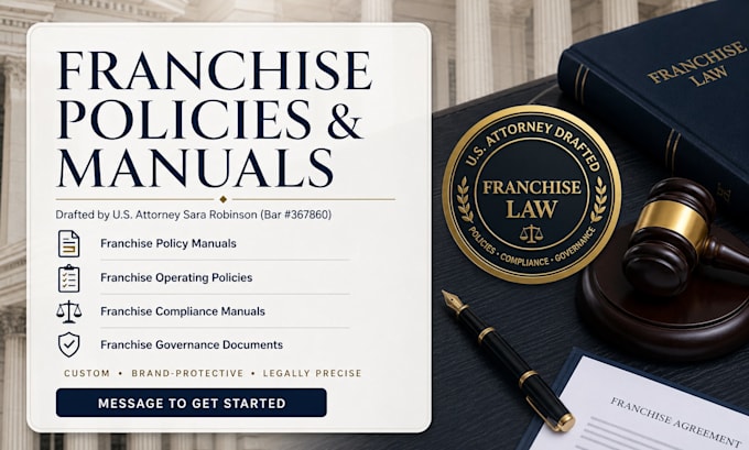 write a strict franchise compliance manual