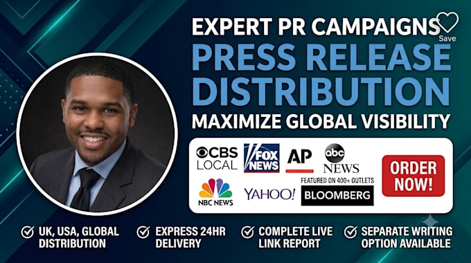 write film press release and do pr distribution to top news sites