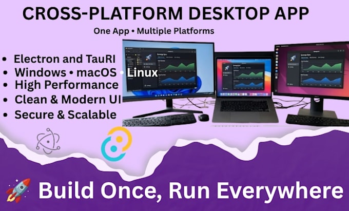 build custom cross platform desktop application using electron and tauri