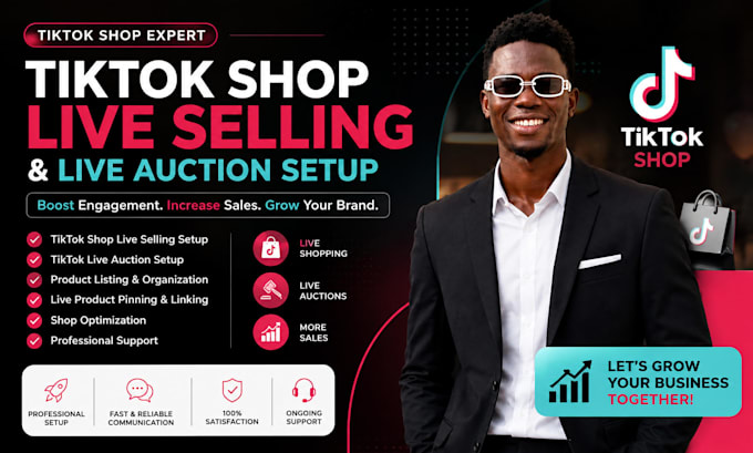setup tiktok live auction tiktok shop live selling