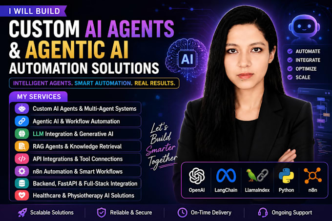build custom ai agent and agentic ai automation solution