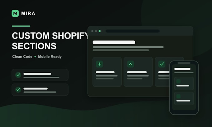 build a custom shopify section with liquid