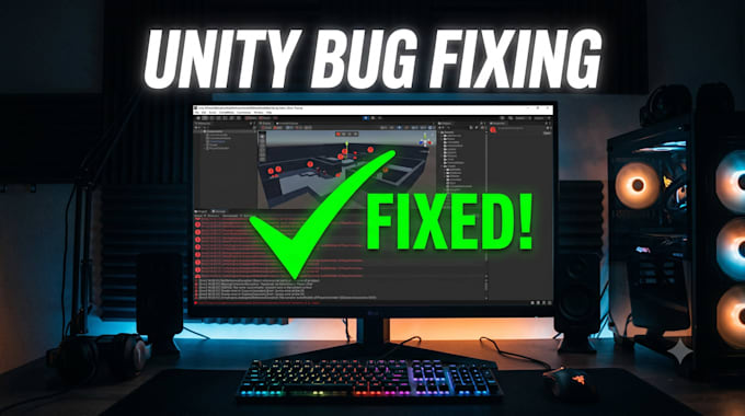 fix bugs, errors, and troubleshoot your unity game