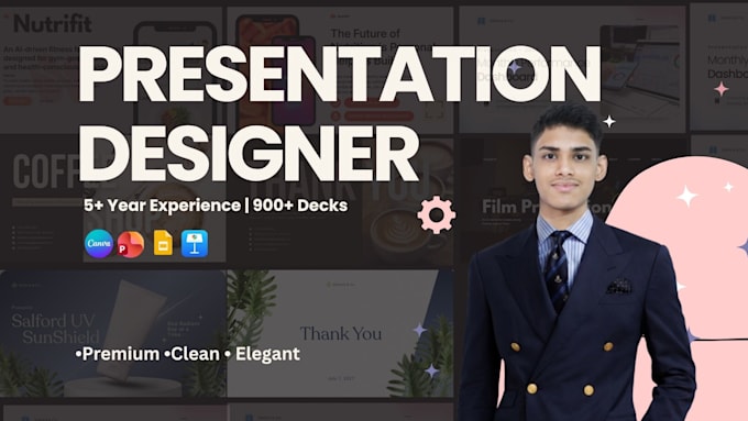 design modern powerpoint pitch deck